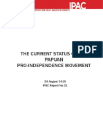 The Current Status of The Papuan Pro-Independence Movement: 24 August 2015 IPAC Report No.21