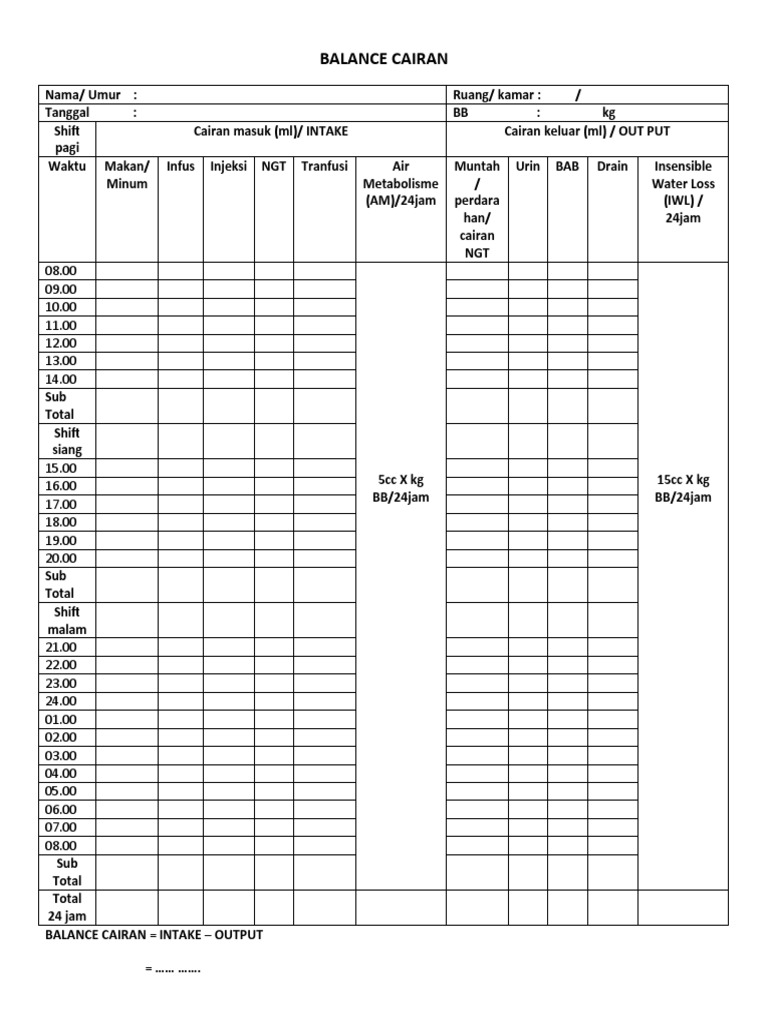 BALANCE CAIRAN sdki | PDF