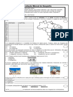 Avaliação Mensal de Geografia 0