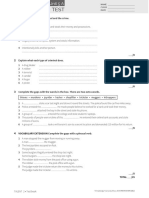 Talent Level 2 Vocabulary Tests Unit 5