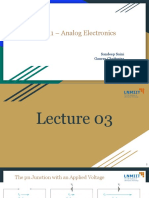 ECE111 - Analog Electronics: Sandeep Saini Gaurav Chatterjee