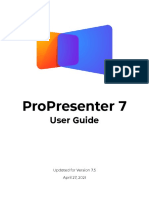 ProPresenter 7 User Guide