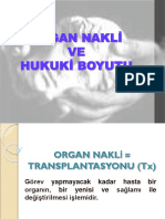 Organ Nakli VE Hukuki Boyutu