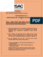 Lineamientos No. 3 Tarea No. 1 Grupal ResoluciÃ N Casos Bloque I