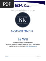 BK Sons Company Profile