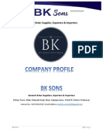 BK Sons Company Profile