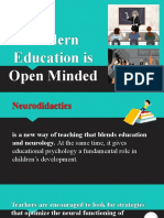 Modern Education Is Open Minded