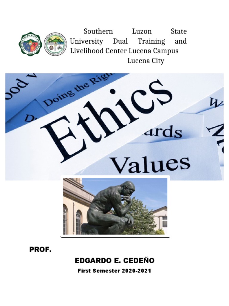 GEC 09 Ethics Course Module Overview | PDF | Virtue Ethics | Morality