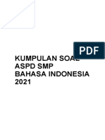 Kumpulan Soal Aspd SMP Bahasa Indonesia 2021