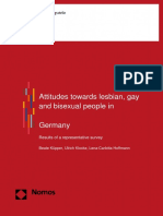 Attitudes Towards Lesbian, Gay and Bisexual People in Germany