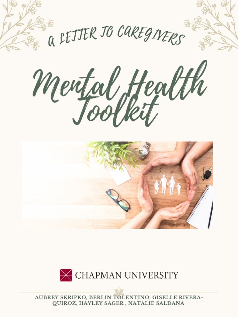 MH Toolkit Group 8 1 | PDF | Mental Health | Mental Disorder