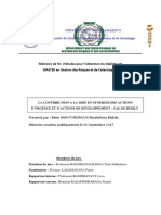 Universite D'Antananarivo - Faculté de Droit D'economie de Gestion Et de Sociologie