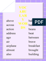 Vocabulary Words (A-Z)
