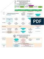 Second Quarter Regular Class Schedule - Onsite: - Servant of God Carlo Crespi Croci (Flex)