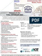 Call For Abstracts: Abstracts Are Due Friday, February 17 2023