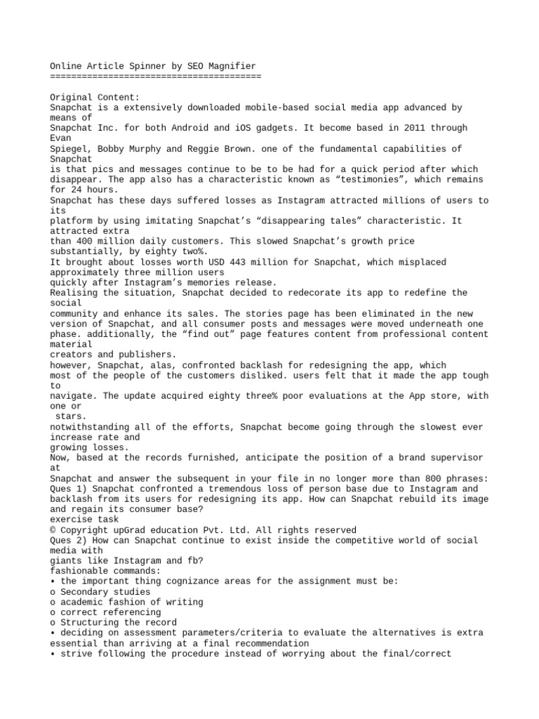 Untitled PDF Snapchat Social Media