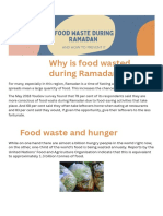 Why Is Food Wasted During Ramadan?