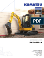 PC26MR-3: Miniexcavadora