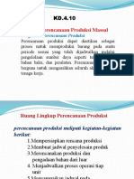 Materi Perencanaan Produksi Massal