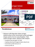 Model Trafik Jaringan Seluler: S1 Teknik Telekomunikasi Fakultas Teknik Elektro