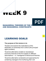 ECON254 Lecture9 Managerial Theories