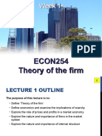 ECON254 Lecture1 The-Firm