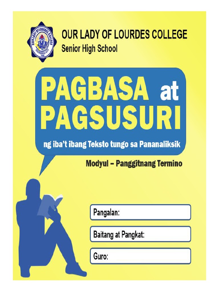 Modyul 3 Pagbasa At Pagsusuri 1 Pdf