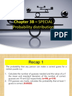 Chapter 3B - SPECIAL: Probability Distribution