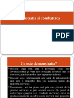 Demonstratia Si Combaterea