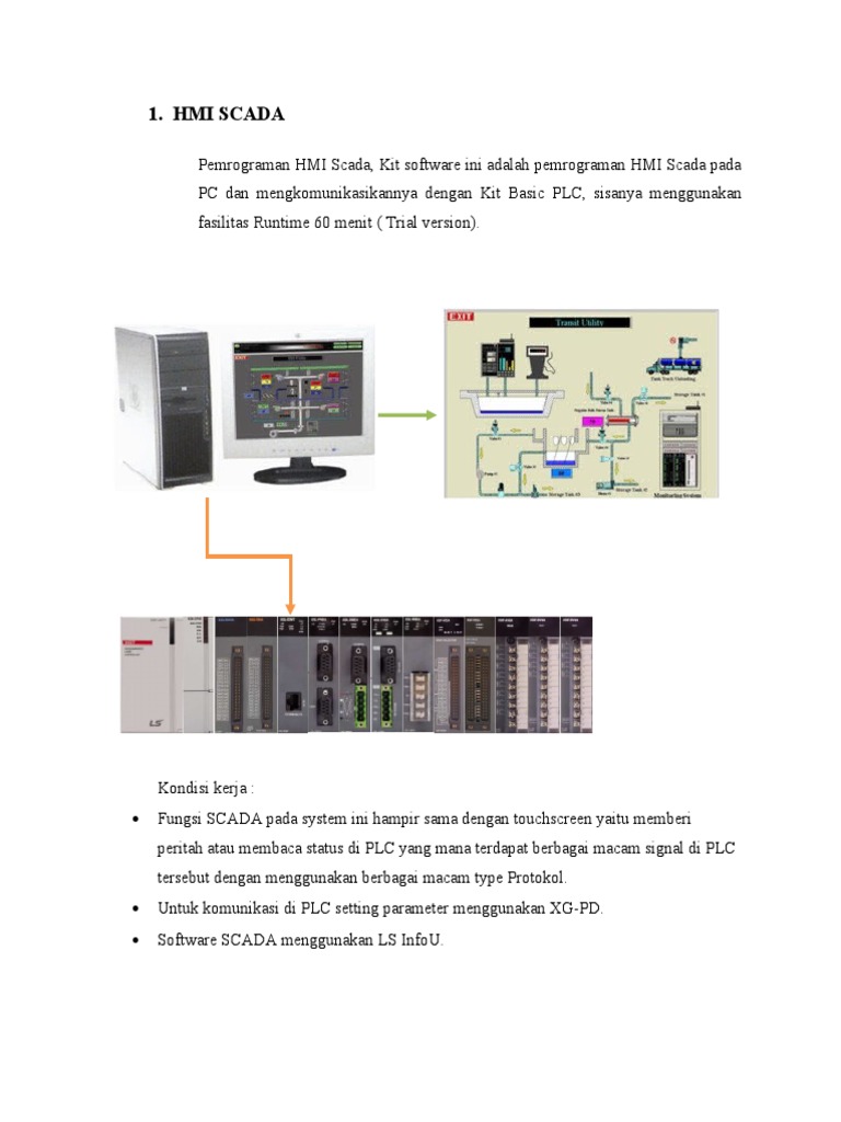Pemrograman HMI Scada Menggunakan LS InfoU dan Komunikasi dengan PLC ...