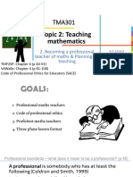 TMA301 Topic 2.2 Professional Teacher Code & 3-Phase Lesson Planning (Student Version) - 1