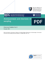 Amniocentesis and Chorionic Villus Sampling: Green-Top Guideline No. 8