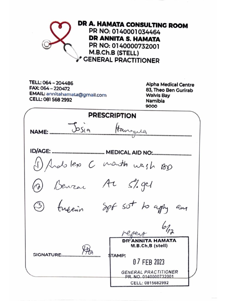 Prescription | PDF