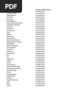 Clientname Customer Mobile Number