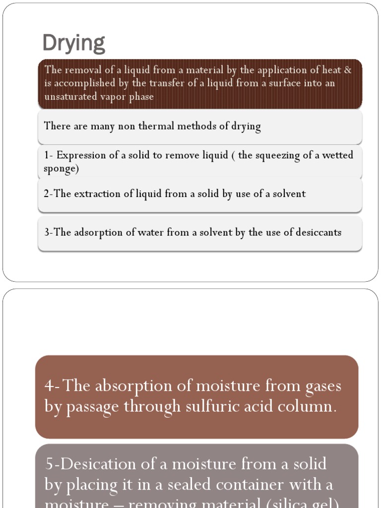 Drying Methods in Pharmaceutical Engineering | PDF | Technology ...