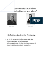 Was Bedeuten Die Koch'schen Postulate Im Kontext Von Viren?: Jakob Henle Robert Koch