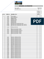 Drawing Log Register: Project Title: Client