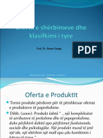 Oferta e Shërbimeve Dhe Klasifkimi I Tyre