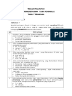 SOAL PERAWATAN SARANA Tanpa Penggerak - TK Pelaksana - OK 2 PDF
