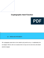 Cryptographic Hash Function Explained