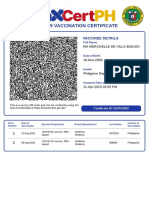 Covid-19 Vaccination Certificate: Vaccinee Details