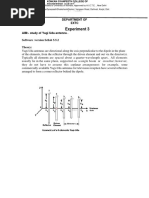 Experiment 3: Department of Extc