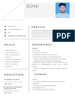 Mridul Soni CV