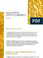 Use of IN Crypto-Currency: Subtitle