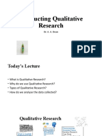 Lecture 4 - Conducting Qualitative Research v2