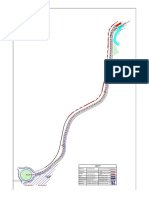 Road construction plan with drainage details