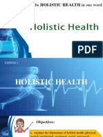 Health - U1 L1 - Holistic Health