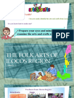 Arts - U1 L1 - The Folk Arts of Ilocos Region