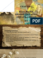 Rizal'S Life: Higher Education and Life Abroad: My Invention