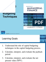 Capital Budgeting Techniques Part 2 PDF